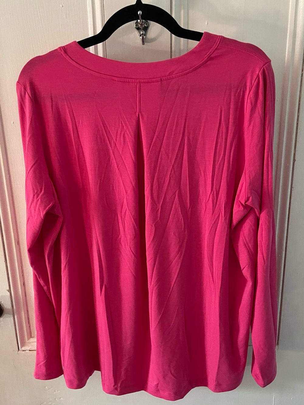 Athleta With Ease Long Sleeve Athletic Top Pink Size Small - Picture 3 of 4
